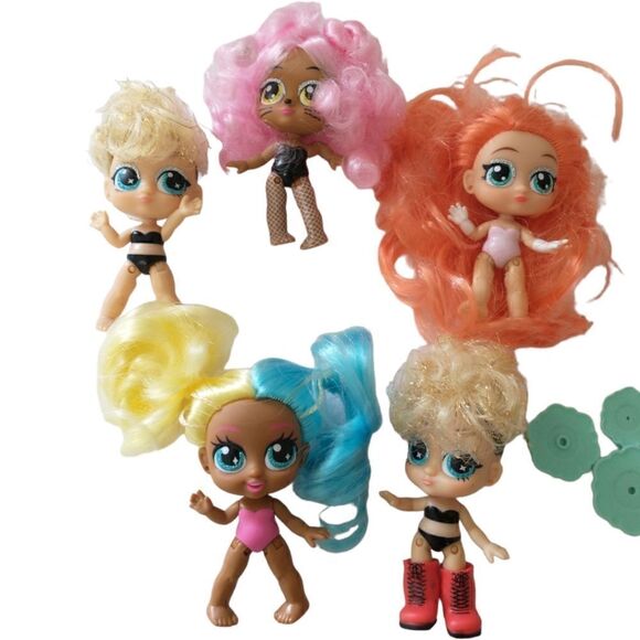 Itty Bitty Prettys Tea Party 5 Dolls Accessories Lot Large Set Miniatures Zuru. - Picture 7 of 14